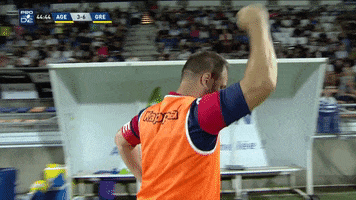 Raised Fist Yes GIF by FCG Rugby