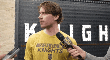 Carter Hart Interview GIF