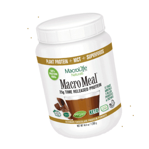 Vegan Chocolate Sticker by MacroLife Naturals