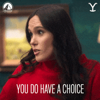 Deciding Paramount Network GIF by Yellowstone