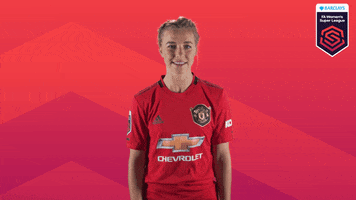 Manchester United Wink GIF by Barclays FAWSL