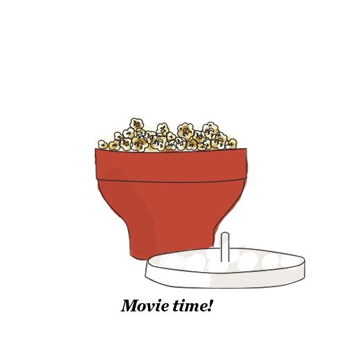 Popcorn Sticker by Lekue