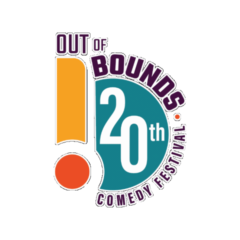 Oobfest Sticker by Out of Bounds Comedy Festival