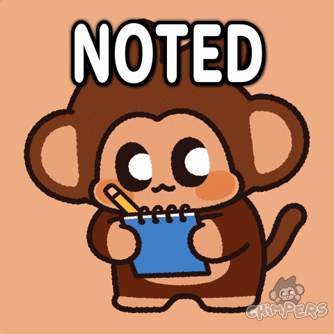 Monkey Write That Down GIF