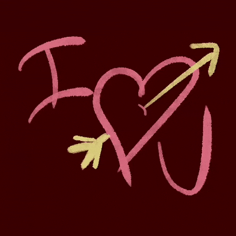 I Love You Text GIF