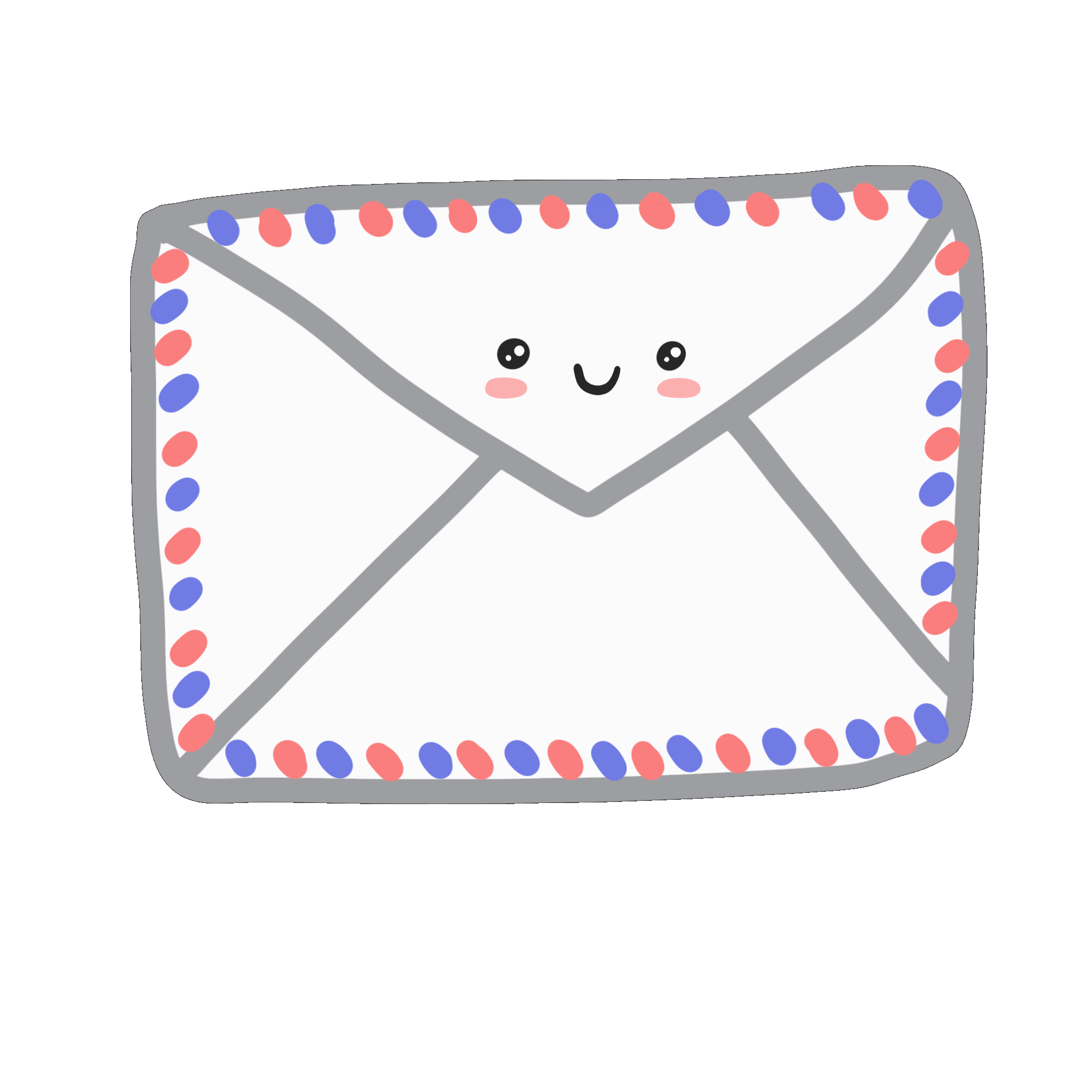 Flying Love Letter Sticker by ElisaBasilisa for iOS & Android GIPHY