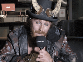 Interview Eating GIF