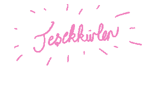 Thanks Tesekkurler Sticker by KizCode