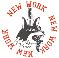 Fox Dagger Sticker by A U S T R I A