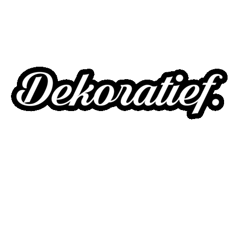 Dekoratief. Sticker