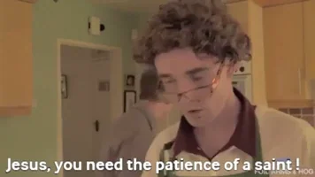 arms need patience hog foil GIF