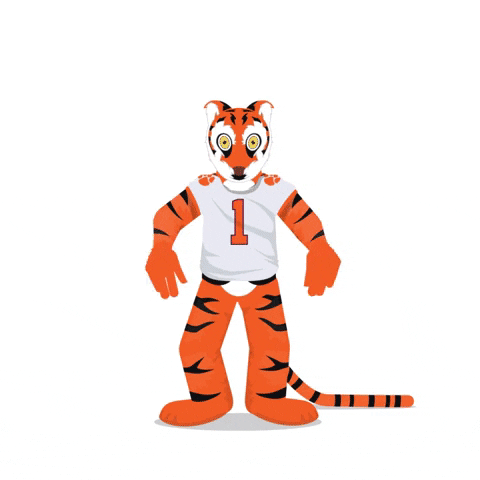 College Football Tigers GIF by SportsManias