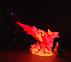 Fire Monster GIF