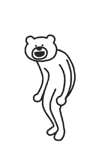 Dance Bear Sticker by takadabear for iOS & Android | GIPHY