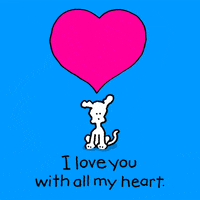 I Love You Heart GIF by Chippy the Dog