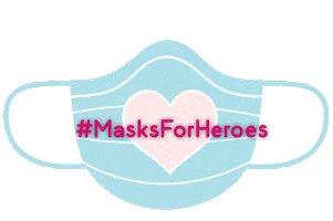 Masks For Heroes Sticker
