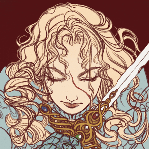 Serious Beauty GIF by Mina_O_Art