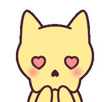 In Love Omg Sticker by Skelly Cats