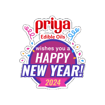 Happy New Year Sticker by Priya Oils
