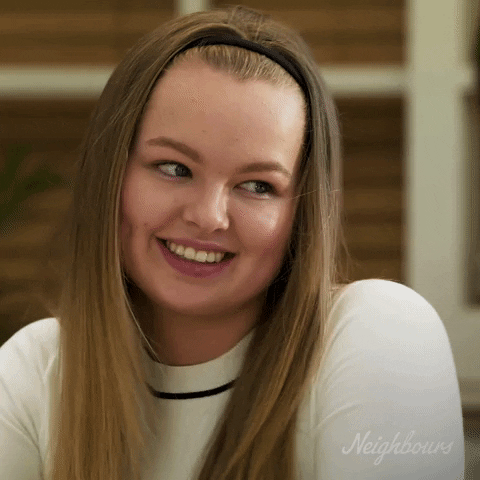 Happy Harlow Robinson GIF by Neighbours (Official TV Show account)