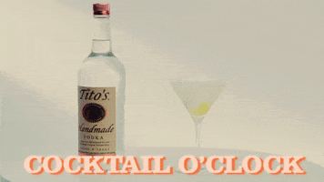 Happy Hour Cheers GIF by Tito's Handmade Vodka