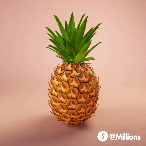 Fruit Pineapple GIF by Millions