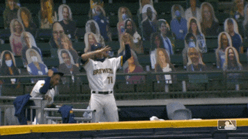 Celebrating Pumped Up GIF by Milwaukee Brewers