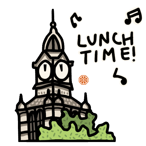 Hungry Time Sticker by Lau Pa Sat