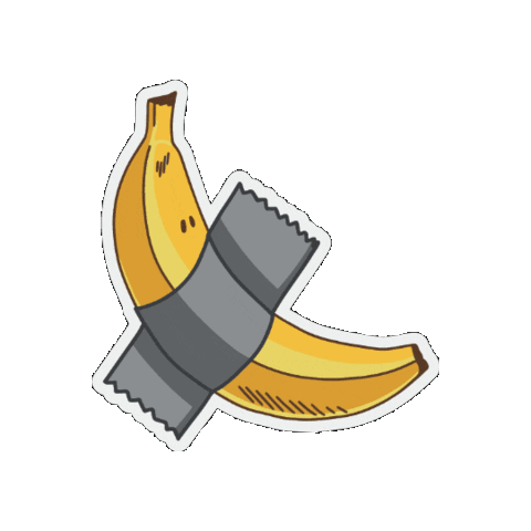 Art Banana Sticker By Uula.gif