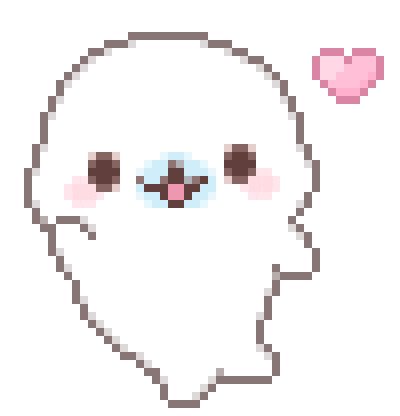 Heart Pixel Sticker