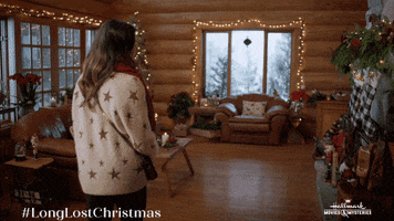 Christmas Cabin GIF by Hallmark Movies & Mysteries