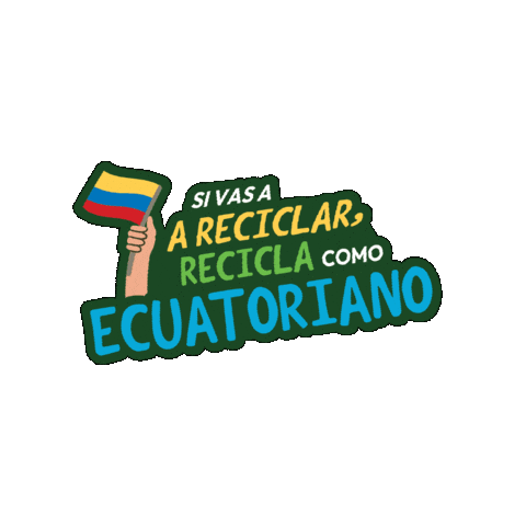 GiraReciclaEc Sticker