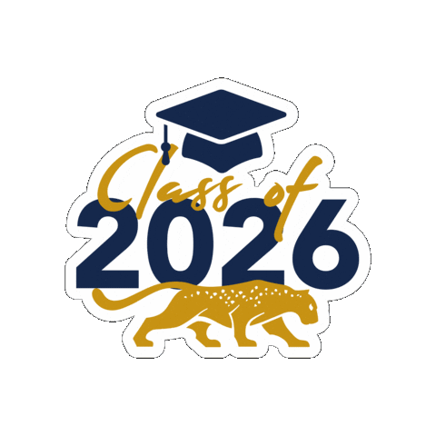 Graduation Jaguar Sticker by South Texas College