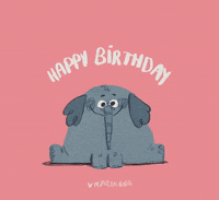 Celebrating Happy Birthday Sticker by Sunday Elephant Studio for iOS &  Android | GIPHY