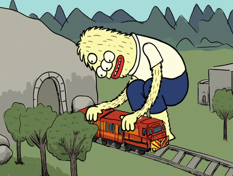 Diego Farao animation monster train photoshop GIF