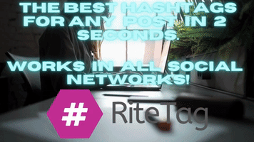 Stop searching/making hashtags. RiteTag delivers!