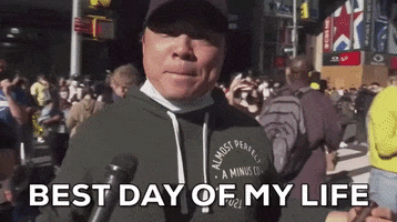Best Day Of My Life Celebration GIF by GIPHY News