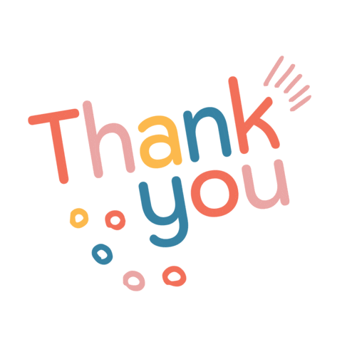 Thanks Thank You Sticker by Mommylicious Juice