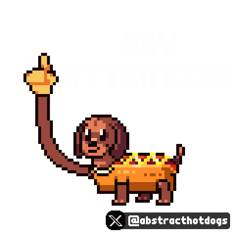 Dog Listen Sticker by HotDogs.wtf