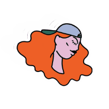 Hair Camp Sticker