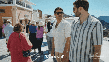 Happy Come On GIF by Hallmark Channel