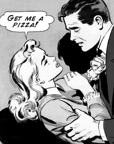 black and white love GIF
