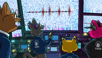 Space Cat GIF by Mars Cats Voyage