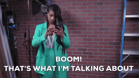 Lilly Singh Boom GIF by A Little Late With Lilly Singh - Find & Share on GIPHY