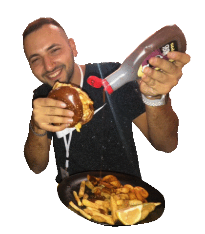 Burger Sticker