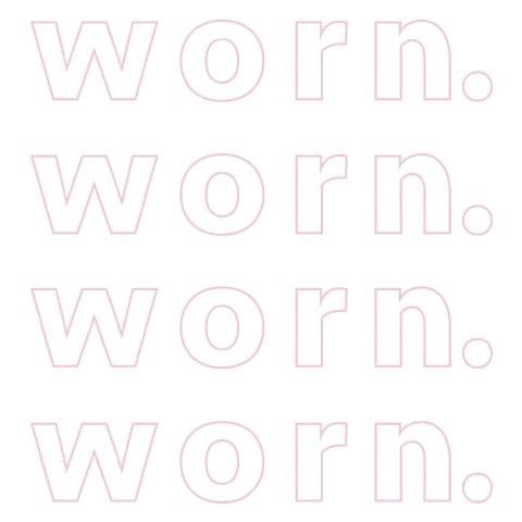 worn. Sticker