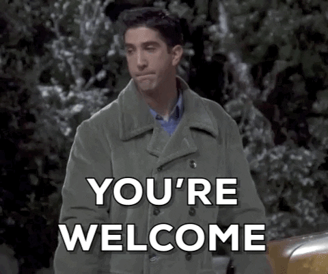 Season 3 Youre Welcome GIF by Friends - Find & Share on GIPHY