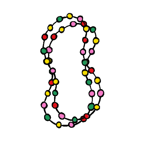 Pearl Necklace Sticker