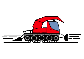 Groomer Pistenbully Sticker by Sainte-Croix - Les Rasses