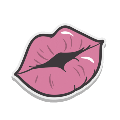Mouth Kiss Sticker by ADCE DESIGN
